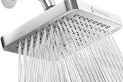NEW SALE | Fixed Shower Head - High Pressure Rain - Luxury Modern Look - Easy No-Tool Installation - Perfect Adjustable Replacement for Your Bathroom Shower Heads (15 cm Square, Luxury Polished Chrome)