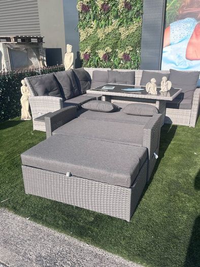 Sicily Garden Recliner Set - 1 Set  4 Ways
