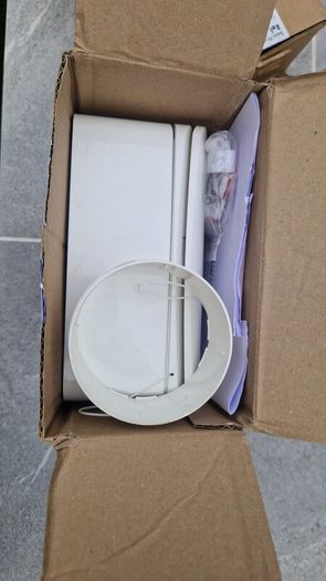 electric toilet wall vent x2