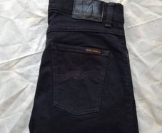 nudie lean dean slim fit jeans size 30/34 black In like new condition