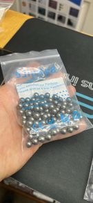 100pcs 8mm slingshot ball earrings