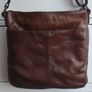 M&S Collection Genuine Leather Crossbody  Dark Tan Image 2