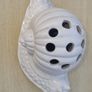 Italian ceramic snail flower holder Image 3