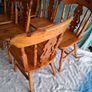 6 Solid Pine Chairs Image 7