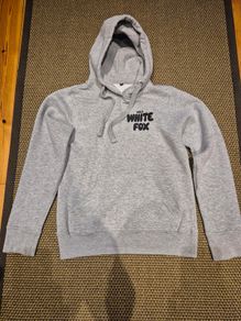 White fox hoodie