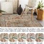 Washable Rugs for Living Room 160x230cm Non-Slip Soft Bedroom Rugs Thin Distressed Carpet Rug Low Profile Floor Rug for Office Bathroom Dinning Room Playroom(Terracotta) Image 2