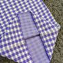 Purple Gingham Dress Image 5