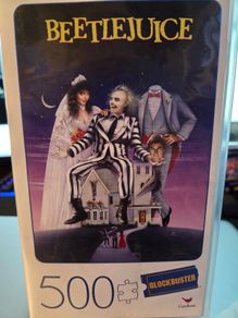 Blockbuster Beetlejuice VHS Case 500 Piece Jigsaw Puzzle