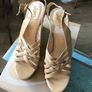YSL Gold Wedge Platform Heels Image 2