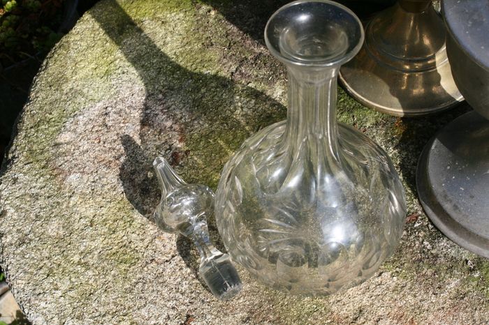 Vintage Cut Glass Carafe