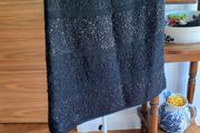 Black wool Skirt