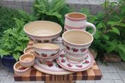 Nicholas Mosse Apple Pattern, 12 Items, Plus One Old Rose, Bundle Price with Discount, Also Available Individually