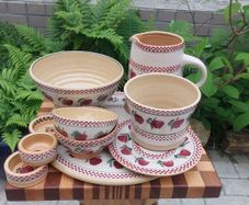 Nicholas Mosse Apple Pattern, 12 Items, Plus One Old Rose, Bundle Price with Discount, Also Available Individually