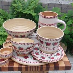 Nicholas Mosse Apple Pattern, 12 Items, Plus One Old Rose, Bundle Price with Discount, Also Available Individually
