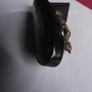Antique Victorian Black Lacquered Papier Mache Spectacle Case with Abalone Inlay Image 9
