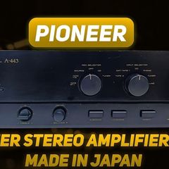 Pioneer A series A443 Stereo Amplifier with high-quality phono Stage Highly regarded and sought-after