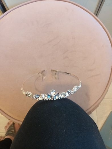 Beautiful rose gold bridal tiara