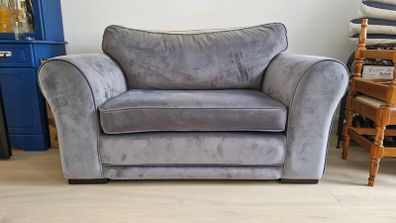 2 seater grey sofa