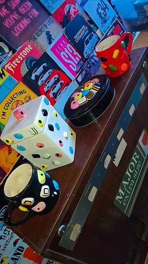 Retro collectible liquorice allsorts items..