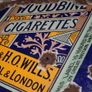 Vintage Woodbine Cigare ttes Enamelled Advertising Sign Image 3