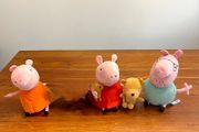 Peppa Pig Bundle - 4 Plush soft toys + 7 Toy Instruments