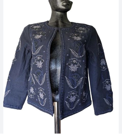 White Stuff Navy Blue Evening Jacket