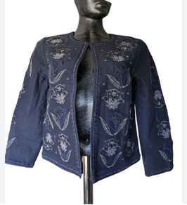 White Stuff Navy Blue Evening Jacket