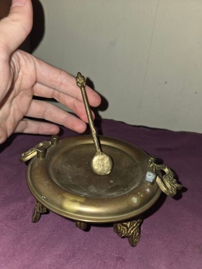 Vintage Brass Brazier