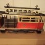 San Francisco Trams Tin Plate Model (RED or Green) Metal Display Image 4