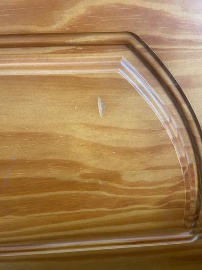 Solid wooden bed king size
