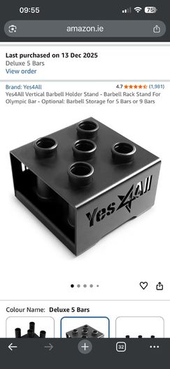 Olympic Barbell Stand