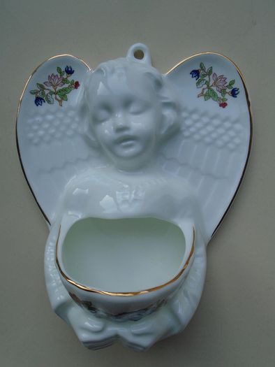 Royal Tara Angel Holy Water font, Royal Tara,  Holy Water Font, Home decor. Fine Bone China,