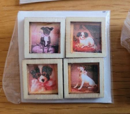 Miniature Paintings, pictures for dolls houses
