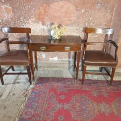 A mahogany Georgian Writing Table.