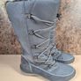 womens CLARKS WAVE WALK gore tex and wool high winter boots pull on Size UK 8 D EU 42 Image 2