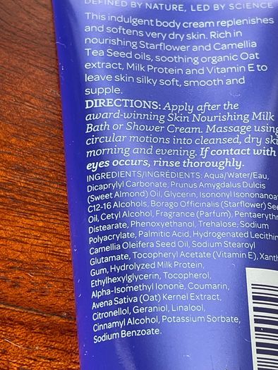 Elemis Skin Nourishing Body Soothing Cream - New / Sealed