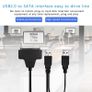 USB 2.0 to SATA Converter Adapter Cable For 2.5" SATA HDD/SSD drives with Flash LED Indicators (Brand New/Warranty) Image 5