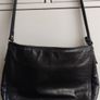 M&S Collection Black Leather Shoulder Bag Real Leather Image 2