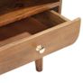 TV Cabinet 90x35x47 cm Solid Mango Wood Image 4