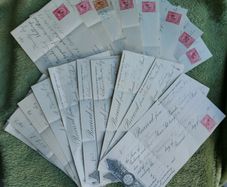 Collection of 18 Vintage Irish Cheques