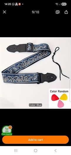 Nylon Guitar Straps