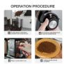BRAND NEW 8 Settings Electric Coffee Bean Grinder for Espresso or American Drip coffee Durable Flat Burr Die-casting Housing Image 4