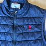 US Polo Assn Navy Blue Padded Gilet Mens M Image 2
