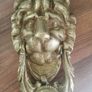 door knocker solid brass lion head Image 2