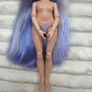 Rainbow High Violet Willow Series 1 Nude Articulated Doll Purple Hair Used Please look at the pictures Image 5