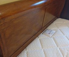 King-size Mahogany Sleigh Mahogany Bed