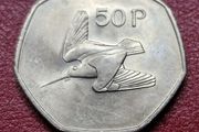 Ireland 1983 50P Fifty Pence Excellent coin
