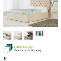 Marco Chesterfield Ottoman King Size Bed Frame, Excellent Condition