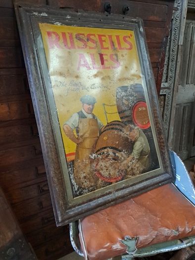 Vintage Russell's Ales Sign