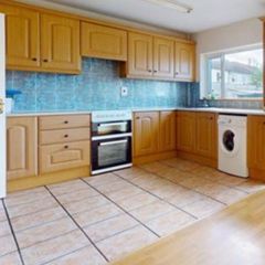 Hob & Oven, doors, wooden floor, gas fireplace